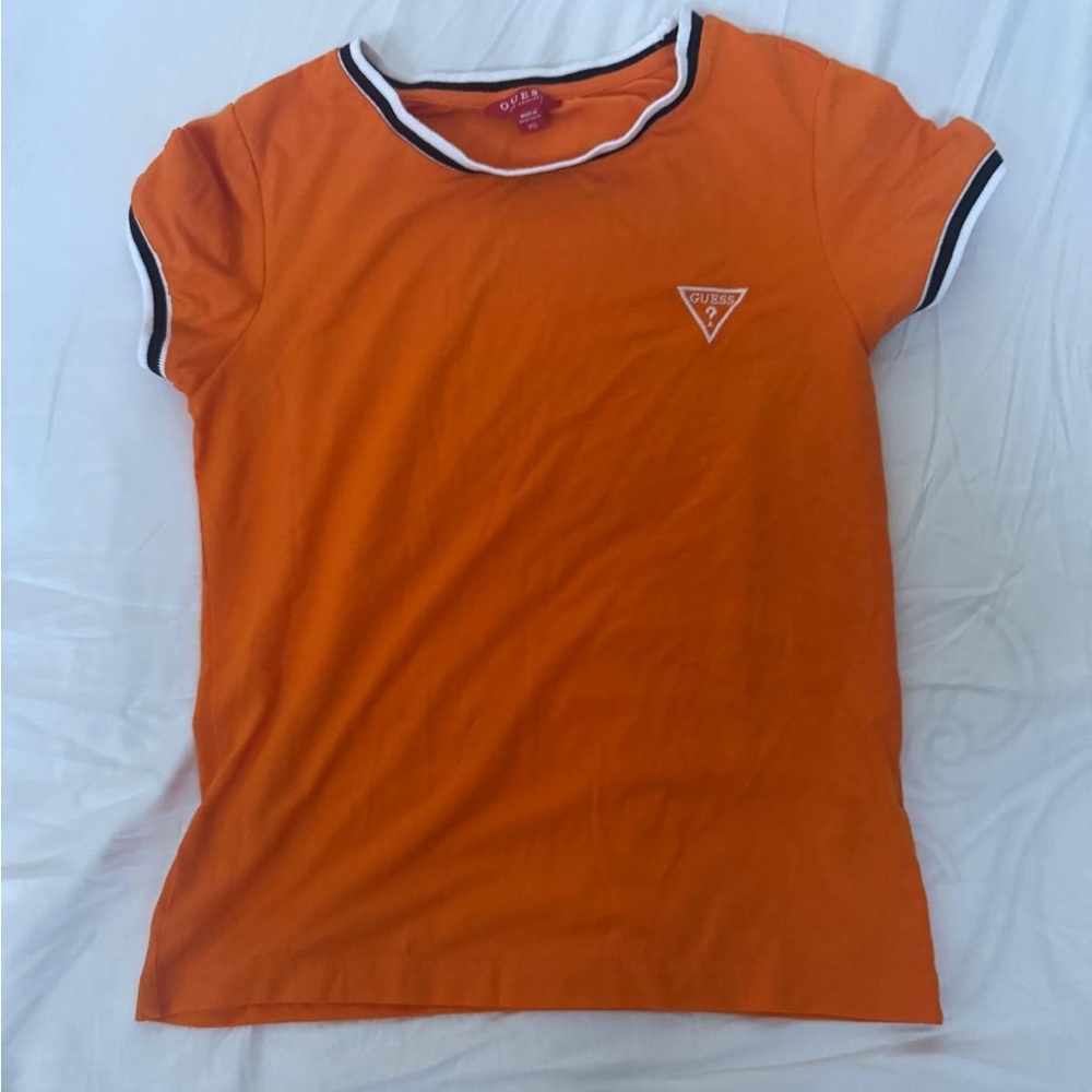 Guess Orange T-Shirt with Logo